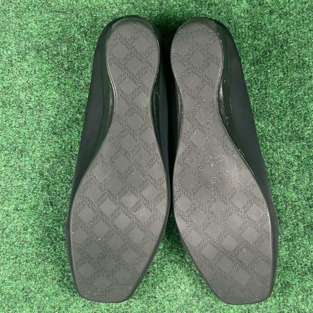 Vionic Powell Demi Wedge Loafer Black Orthaheel Slip on Shoes Womens 10 Low Heel - Picture 10 of 11